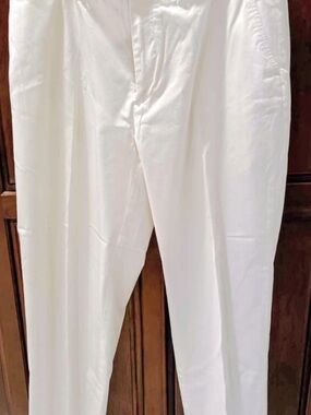 Polo Men's White Golf Pants - Tailored Straight Fit